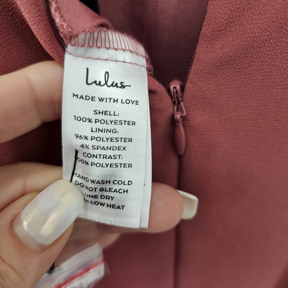 Lulus Stunning Grace Rusty Rose Cutout A-Line Maxi Dress Womens Size Small New - Picture 12 of 13